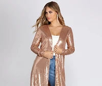 Radiant Sequin Duster