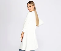 Boss Babe Crepe Longline Blazer