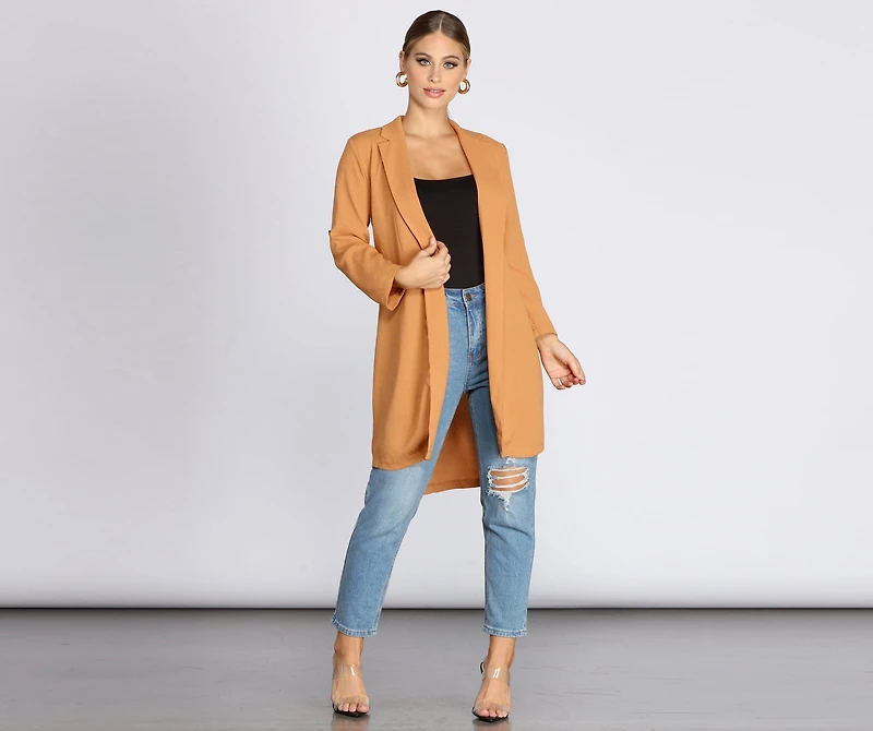 Dressed To Impress Belted Trench