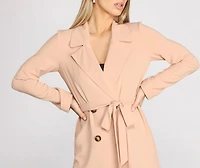So Profesh Belted Trench
