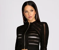 Perfect Illusion Faux Suede Jacket