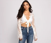 Stunning Sheer Lace Top