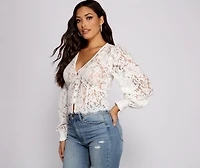 Luxe and Lace Rhinestone Cardigan