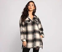 The One Belted Flannel Shacket