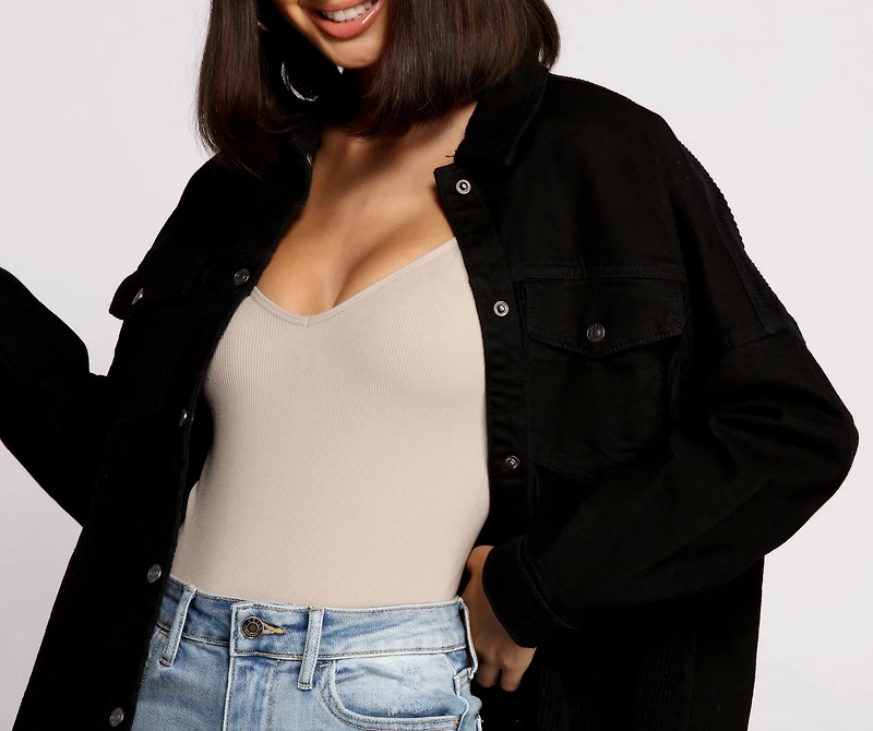 The Classic Button Down Corduroy Jacket