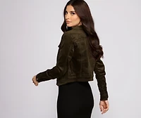 On That Basic Vibe Corduroy Jacket