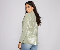 Glam Goals Sequin Blazer