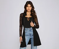 Chic Trendsetter Belted Trench Dress