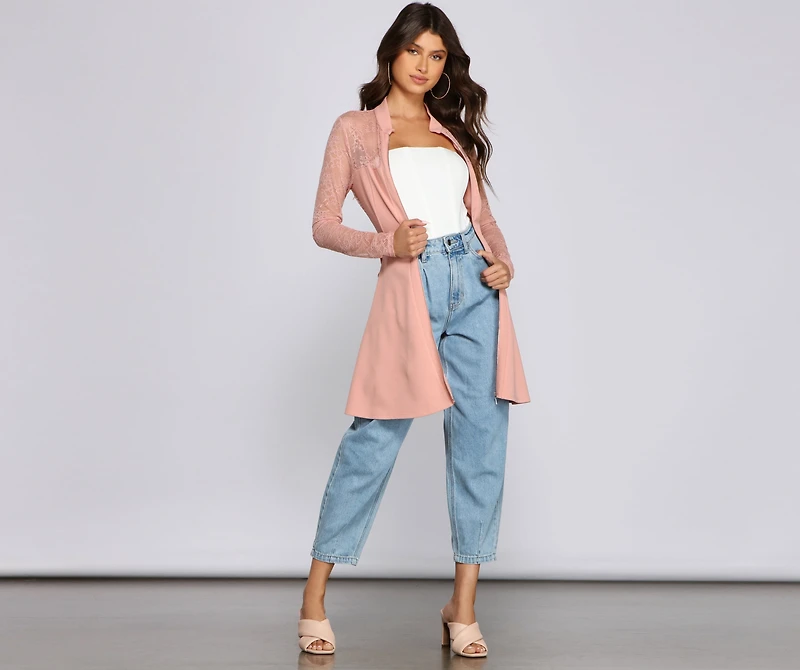 Chic Trendsetter Belted Trench Dress