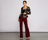 Pep Of Floral Moto Jacket