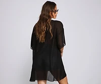 Sheer Essentials Basic Chiffon Kimono