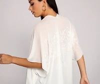 Ready For My Getaway Fringe Kimono
