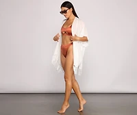 Ready For My Getaway Fringe Kimono