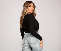 A Chic Moment Cropped Blazer