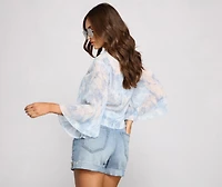 Totally Chic Tie Dye Front Top