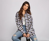 Preppy Chic Plaid Shacket