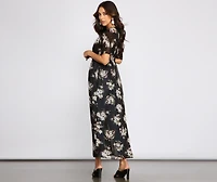 Floral Vibes Chiffon Duster