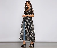 Floral Vibes Chiffon Duster