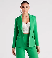 Bold Moves Woven Blazer