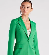 Bold Moves Woven Blazer