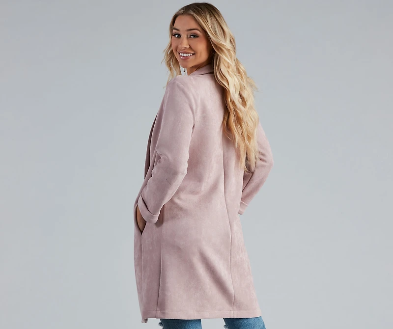 Polish Up Real Nice Long Blazer