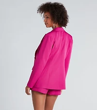 Chic And Elevated Woven Blazer