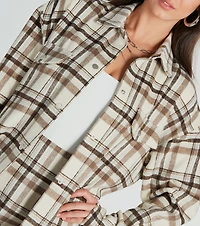 Paint The Town Plaid Flannel Shacket