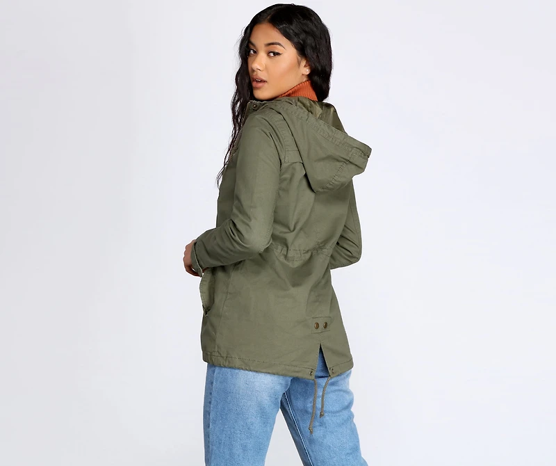 Hooded Out For An Adventure Anorak