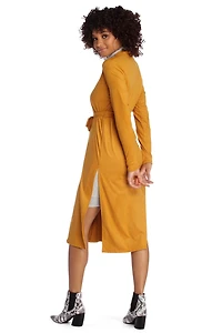 Stylin' Suede Belted Trench
