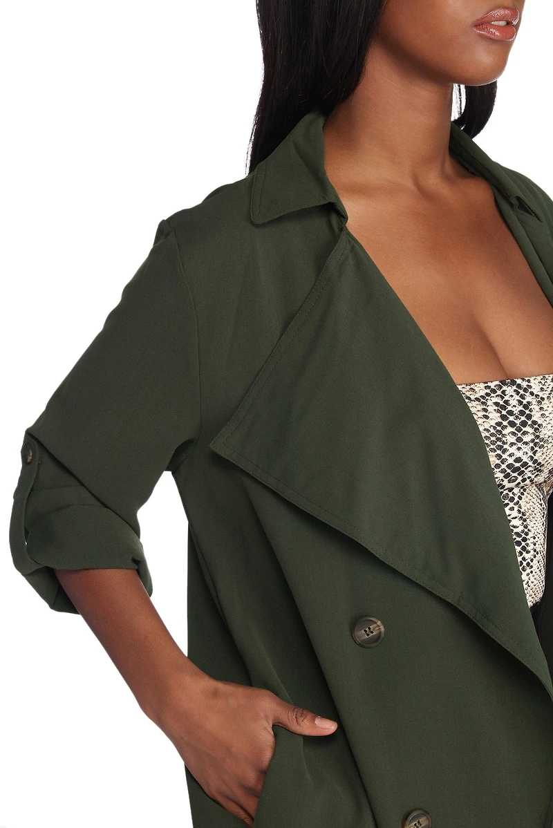 Quite Contemporary Trench Jacket