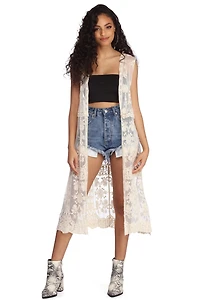 Crochet Beauty Lace Vest