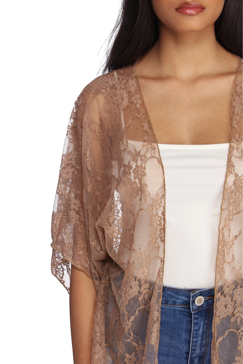 Flirty Lace Kimono