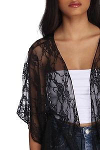 Flirty Lace Kimono