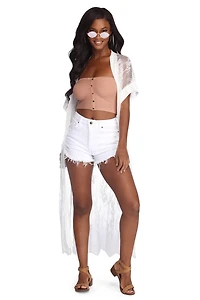 Lace For Days Duster