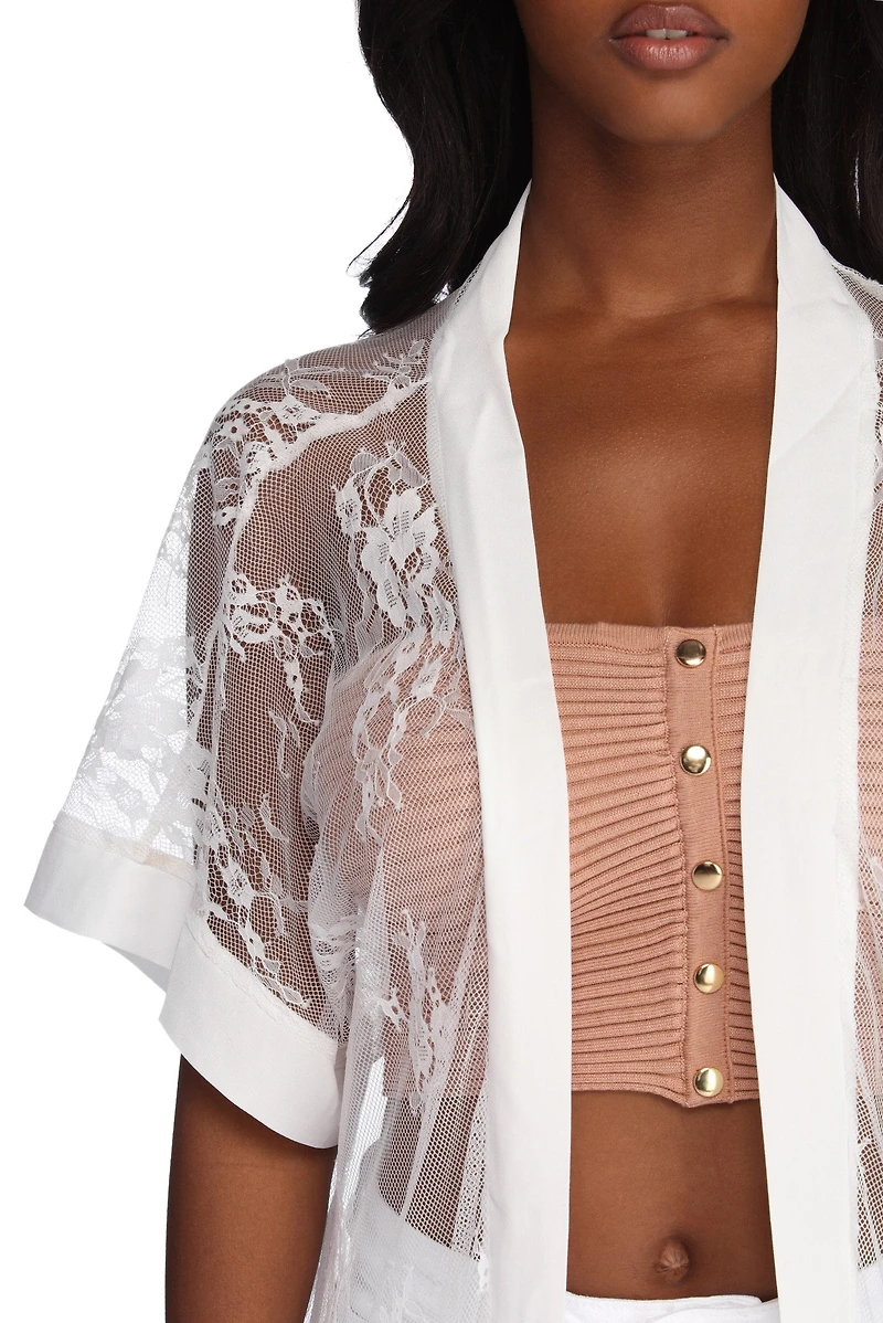 Lace For Days Duster