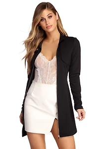 Dress It Up Trench Coat