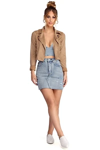 That's Our Moto Faux Suede Jacket