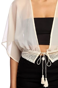 Sheer Elegance Kimono