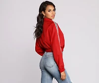 Stripe Game On Point Jacket