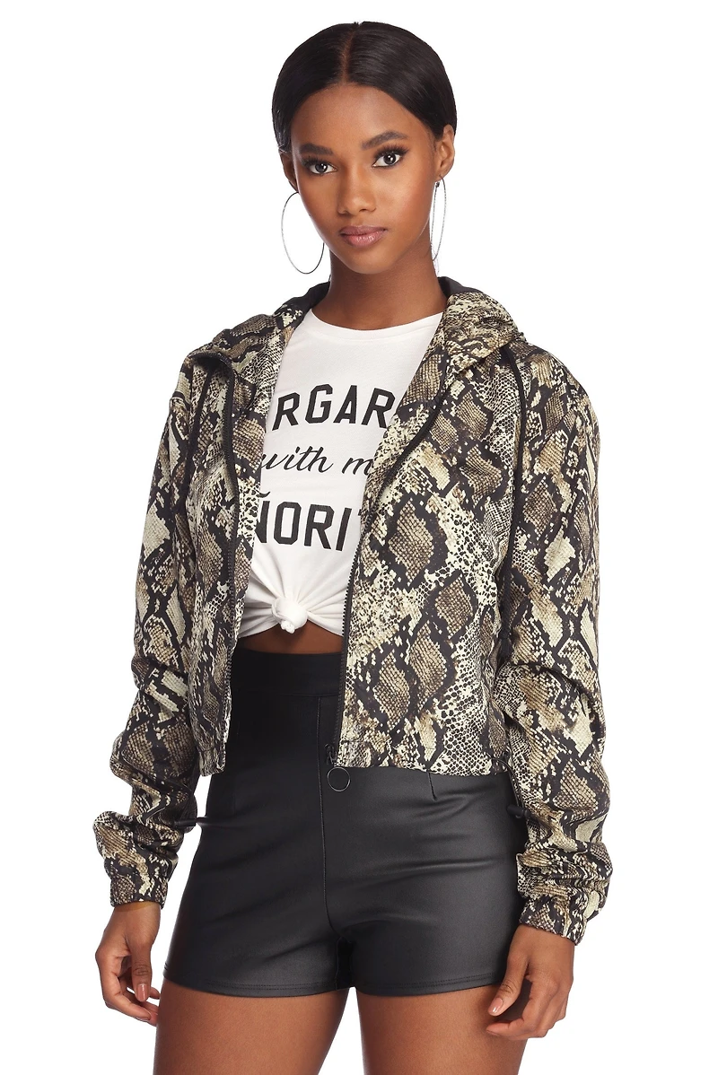 Cause A Scene Leopard Print Jacket