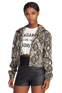 Cause A Scene Leopard Print Jacket