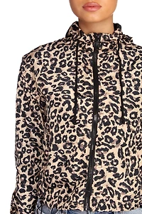 Cause A Scene Leopard Print Jacket