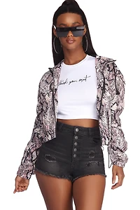 Cause A Scene Leopard Print Jacket