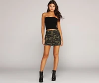 Not Incognito Mini Skirt