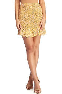 Flaunt It Floral Mini Skirt