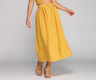 Getaway Today Midi Skirt