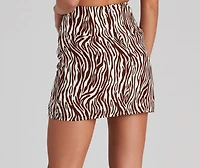 Trendy Babe High-Rise Mini Skirt