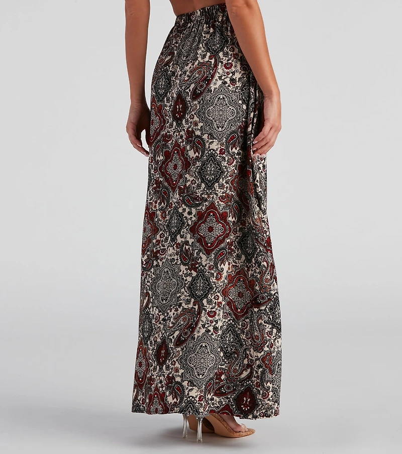 Who's That Girl Boho Maxi Skirt