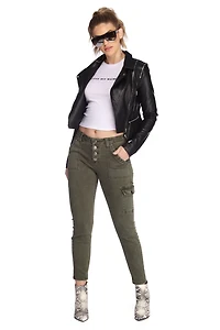 All The Details Skinny Cargo Pants