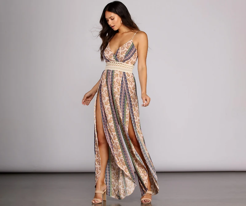 Perfect Paisley Tulip Jumpsuit